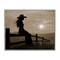 Stupell Industries Cowgirl Sunset Portrait Framed Giclee By Kim Allen
